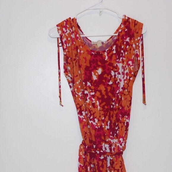 MICHAEL KORS Floral Mini Dress Women Size Medium - Picture 3 of 9